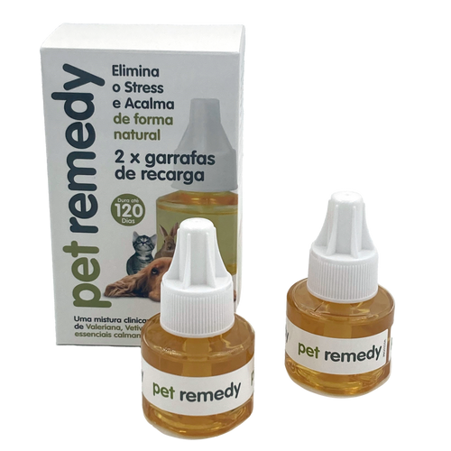 Pet Remedy recarga 40ml anti-stress para animais de estimação com valeriana e óleos essenciais