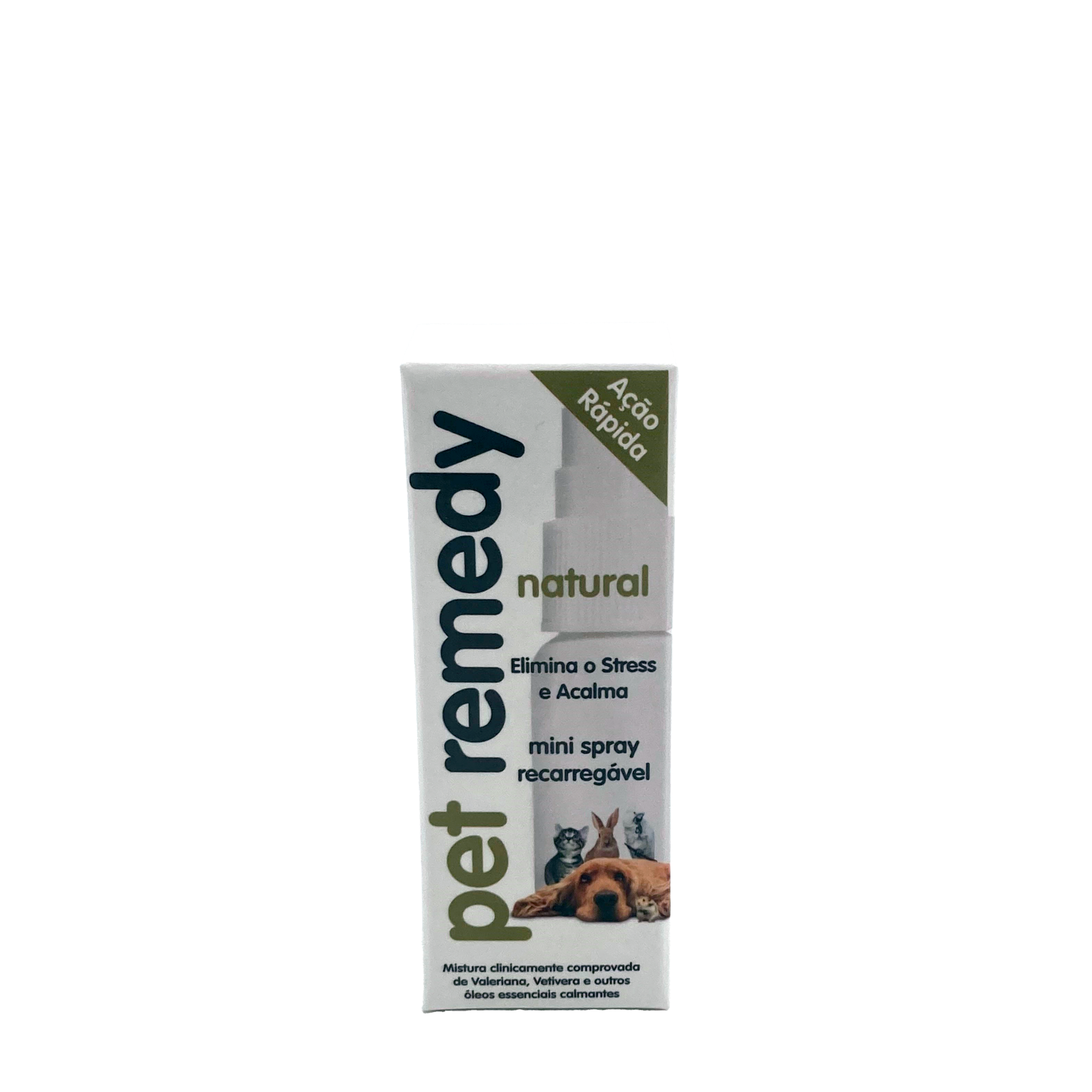 Pet Remedy spray anti-stress natural 15ml para animais de estimação viagens e veterinário